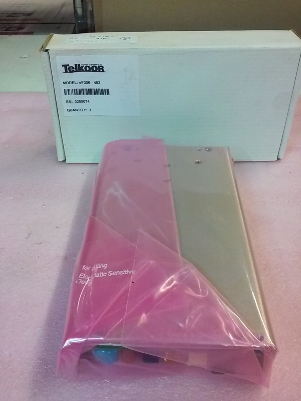 New TELKOOR Digital Power eF306-462 Open Frame Variable Output DC Power Supply