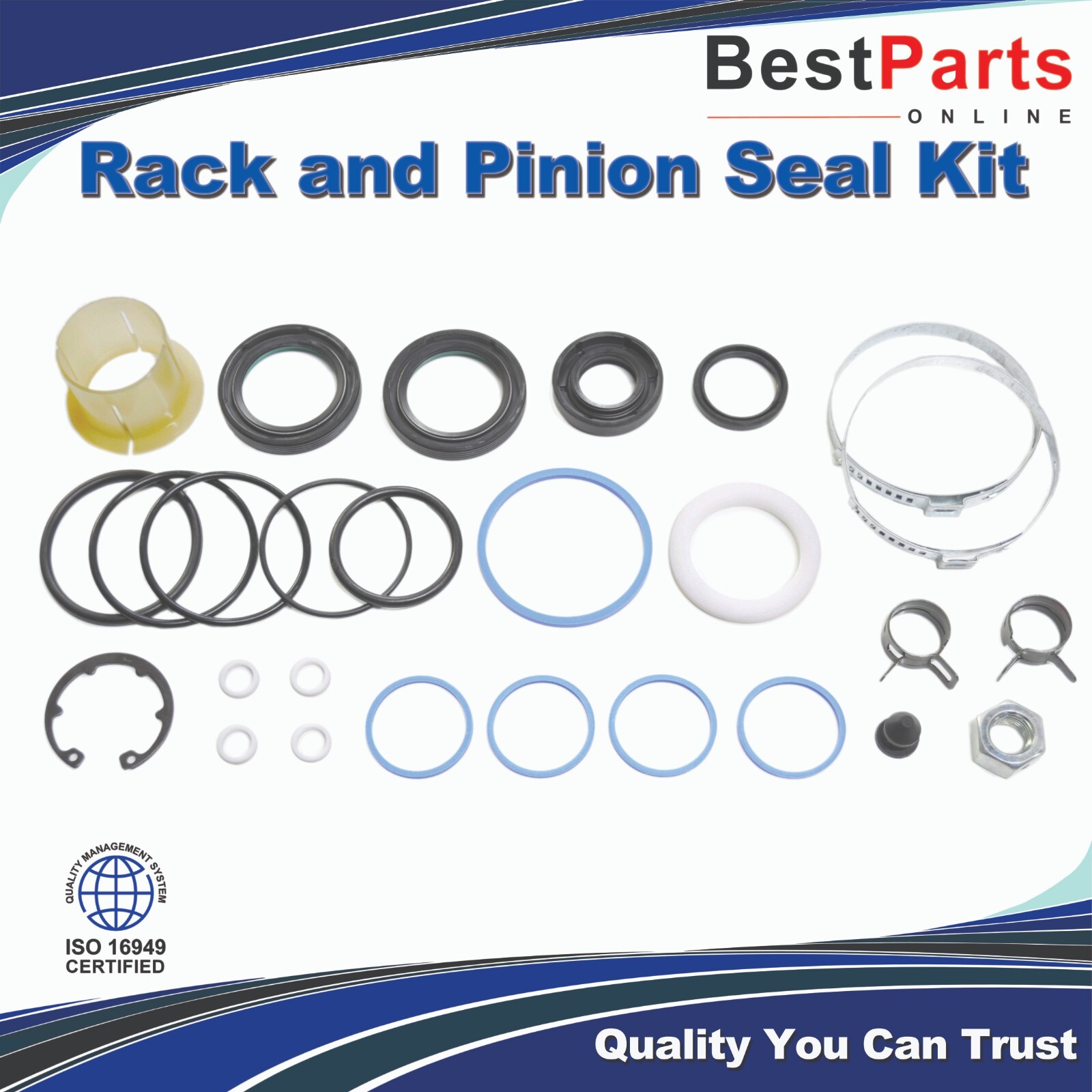 Power Steering Rack & Pinion Seal Kit for Ram Promaster 1500 2500 2015-2019