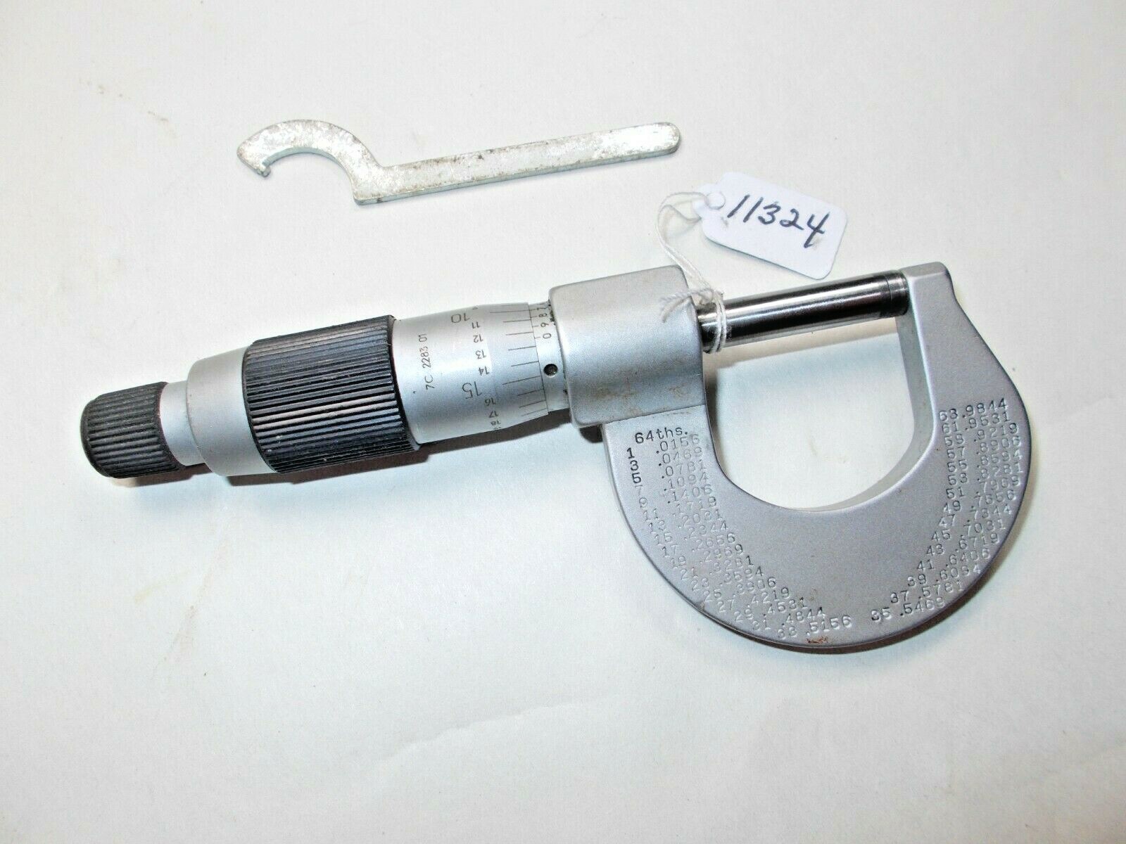 Brown & Sharpe No. 1 Machinist's / Toolmaker's 0 - 1" Micrometer