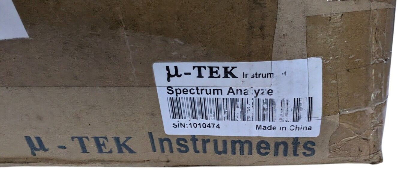 U-TEK SA-5010A SPECTRUM ANALYZER U-TEX INSTRUMENTS