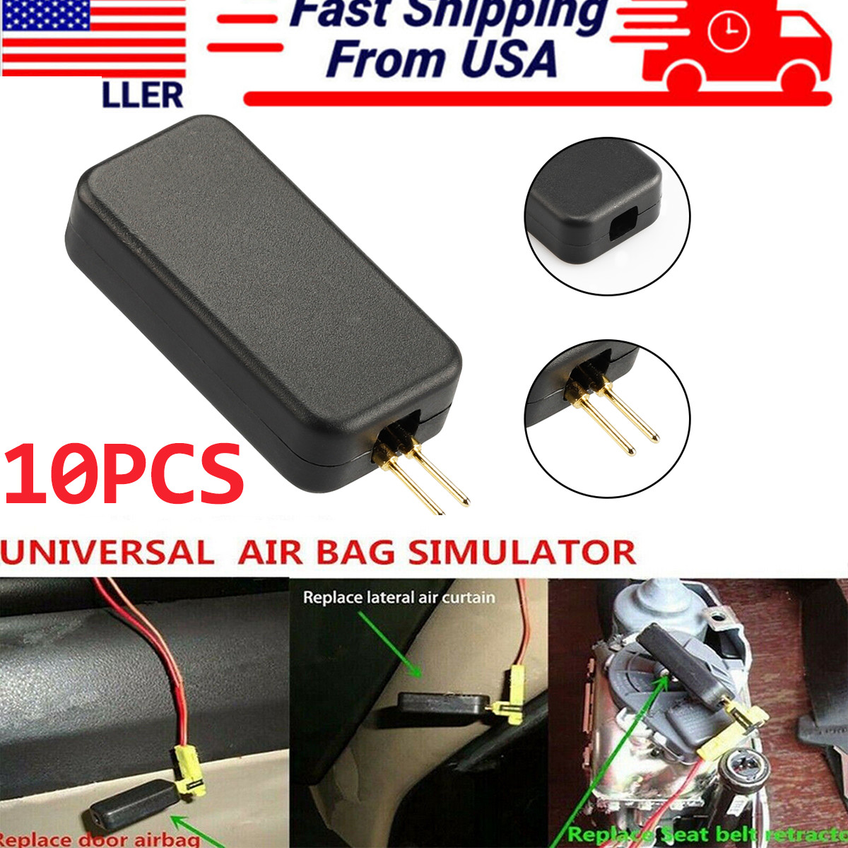 10 X  Car Simulator Emulator SRS Resistor Bypass Fault Finding Diagnostic Tools