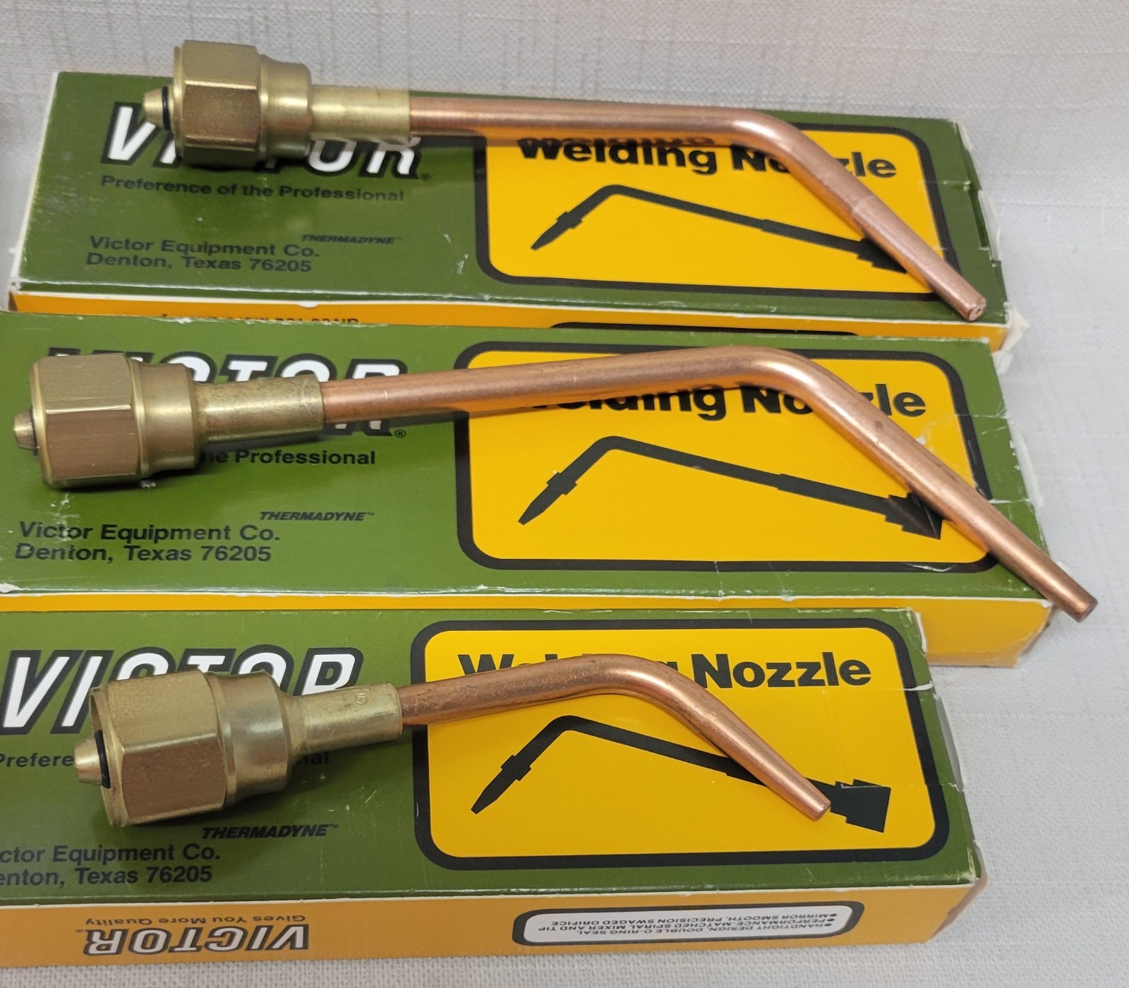 Victor Welding Nozzle Lot, 7 Total