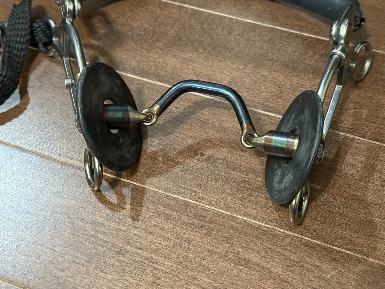 Used Trust Wide Port Hackamore Combination Bit for Horses