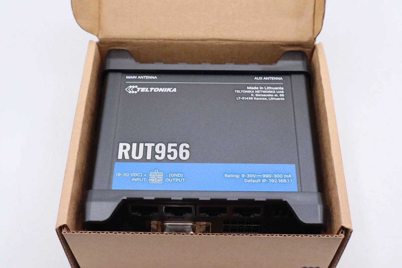 Teltonika Rut956 3-Port Switch LTE Cellular Router RUT956A00A00 🔥New🔥