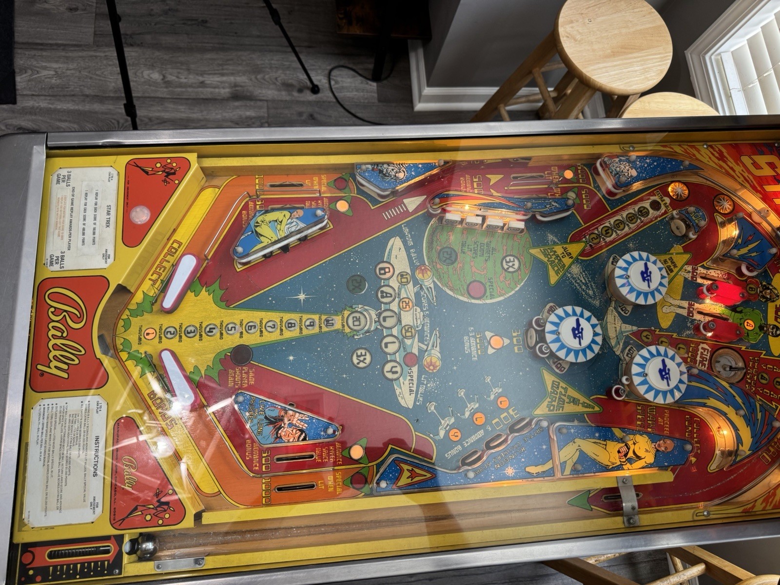 1978 Bally Star Trek Pinball Machine
