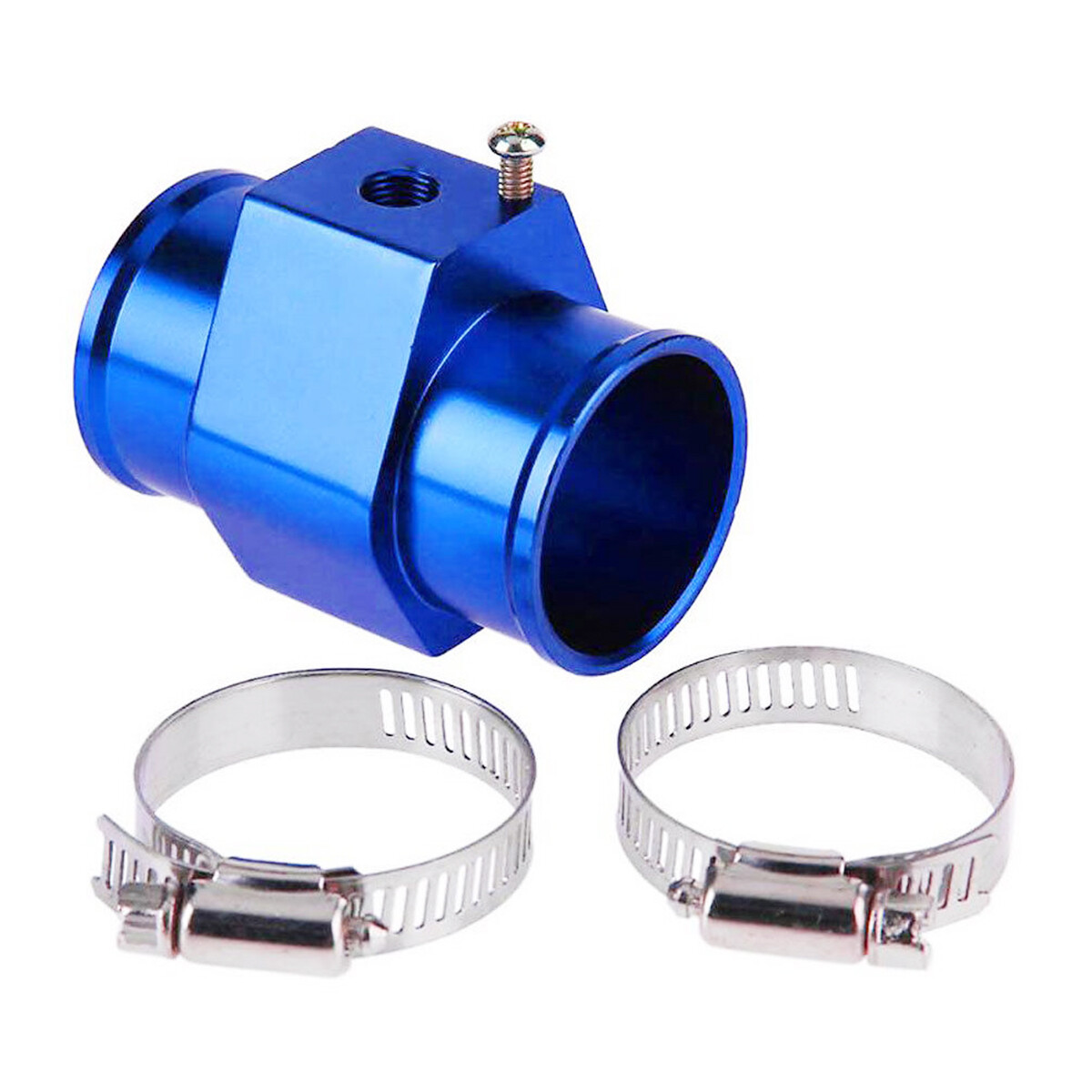 30mm Water Temp Joint Pipe Temperature Gauge Meter Radiator Sensor Hose Adapter