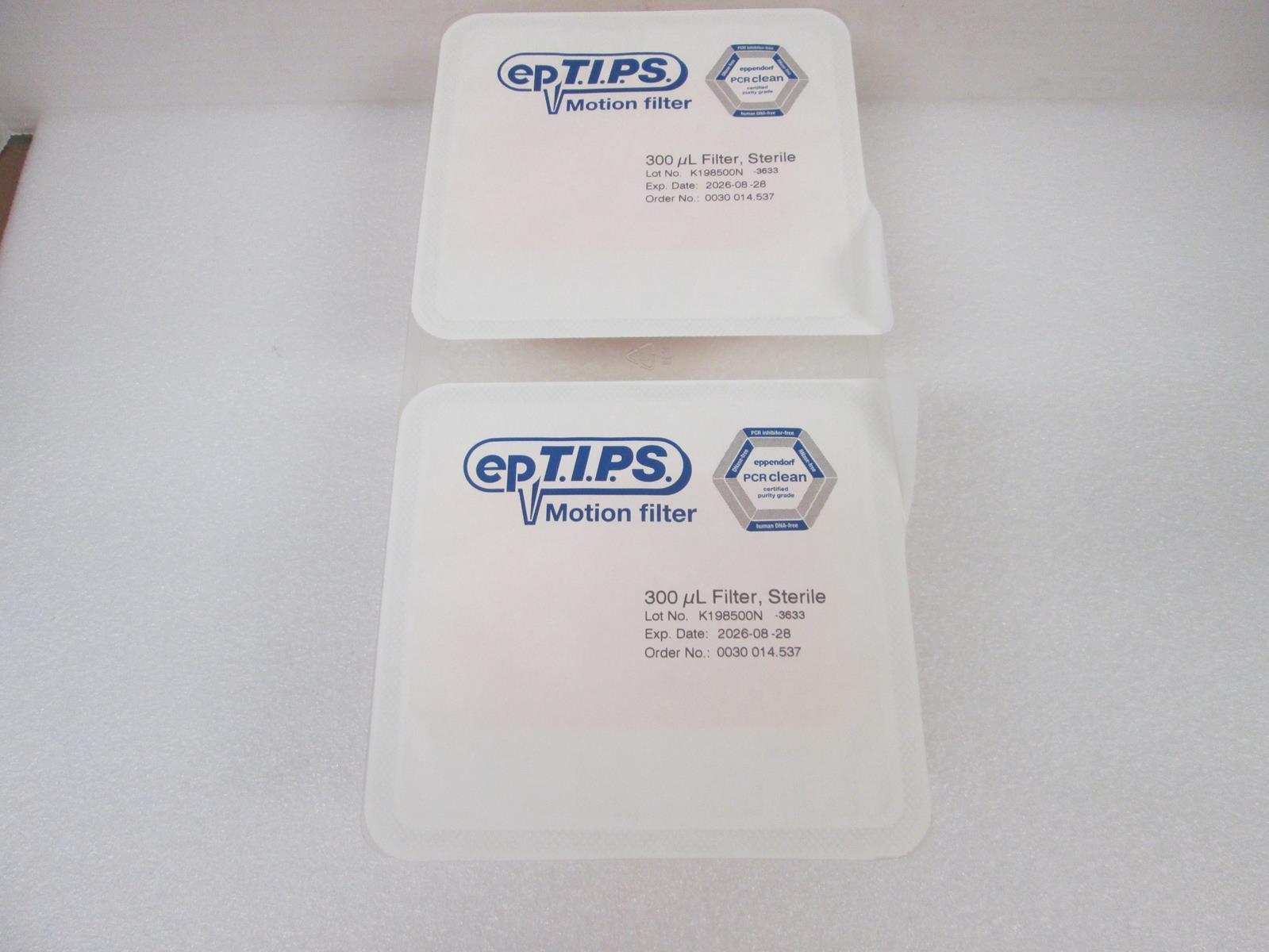 EPPENDORF LOT OF 2 0030014.537 300 uL FILTERS NEW