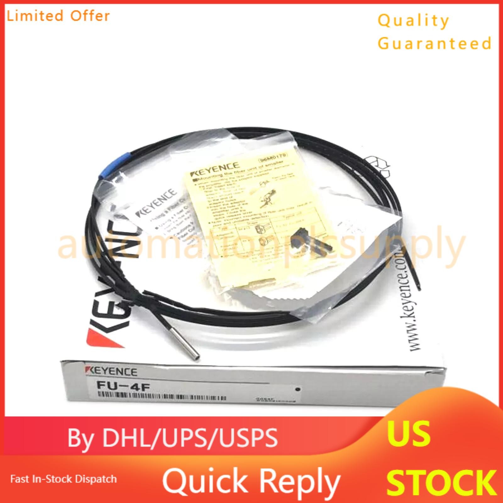 KEYENCE FU-4F Digital Fiber Optic Sensor FU4F New Free Shipping