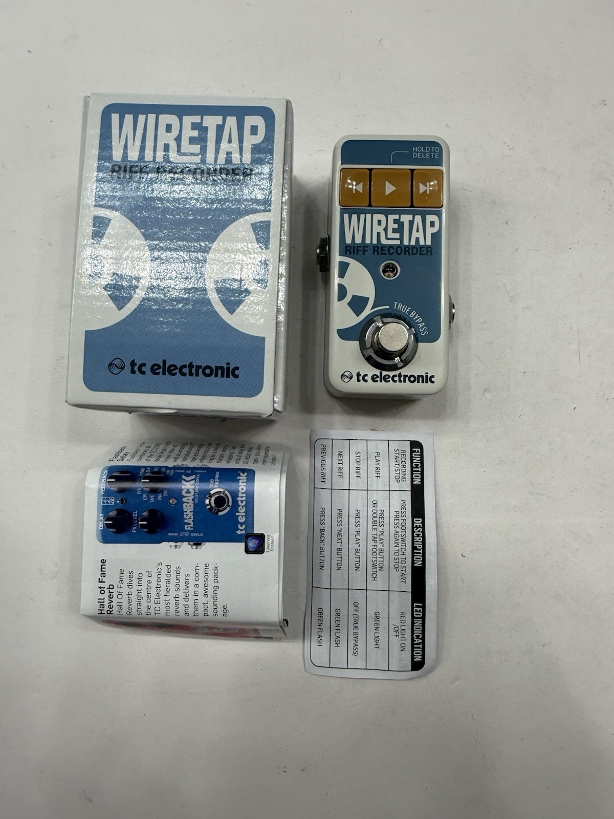 TC Electronic Wiretap Riff Recorder Wire Tap Mini Compact Guitar Effect Pedal