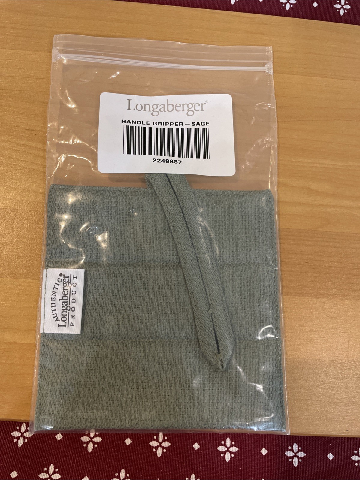 Longaberger Handle Gripper Sage