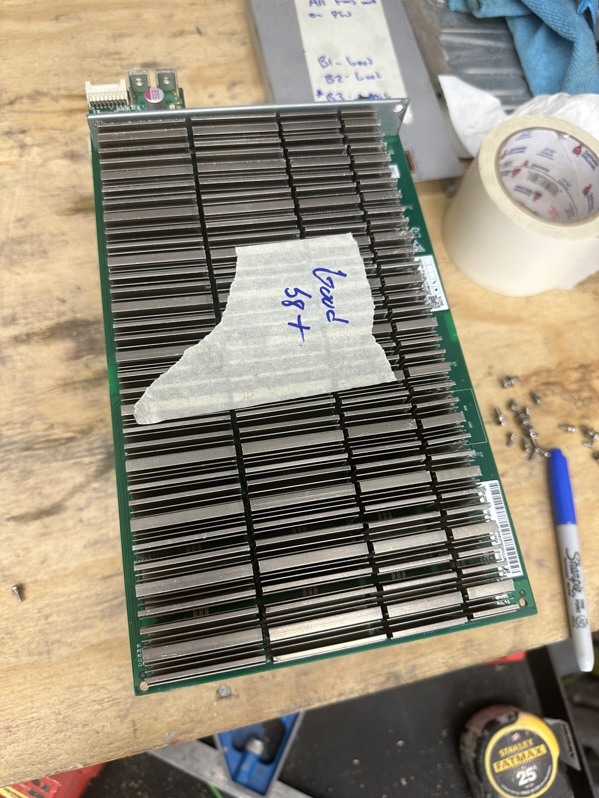 T17 + 58T Working Hash Board