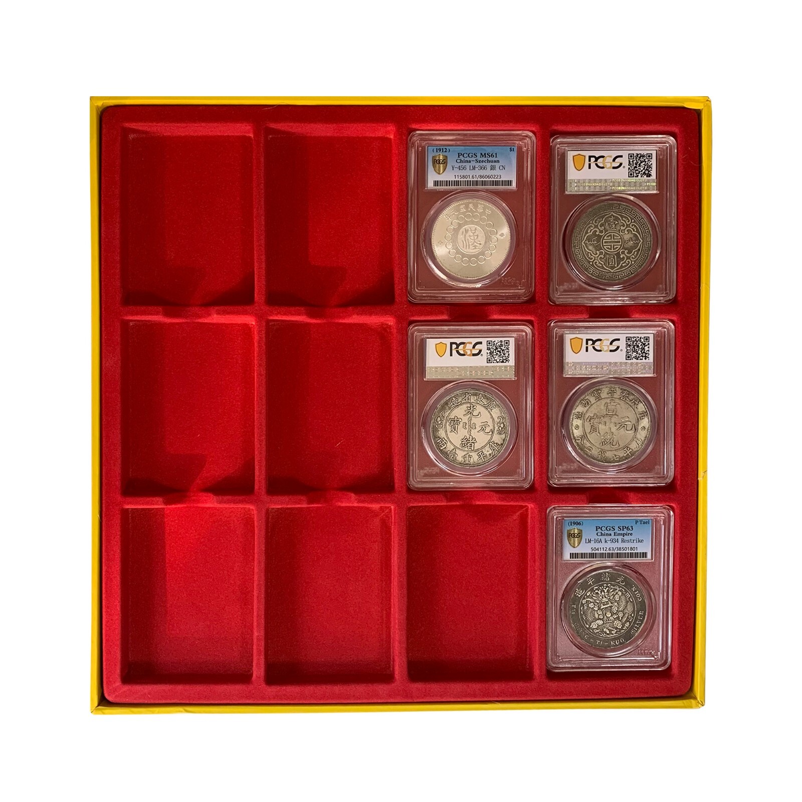 Cardboard Display Storage Box Case for 12 Certified PCGS NGC Coin Slab Holder US