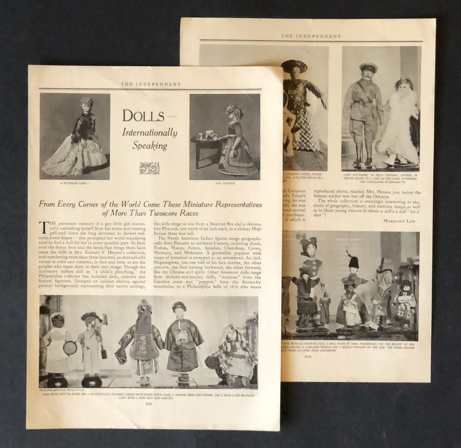 1927 Doll Article International Toys Real Photos Victorian Chinese Remus Antique