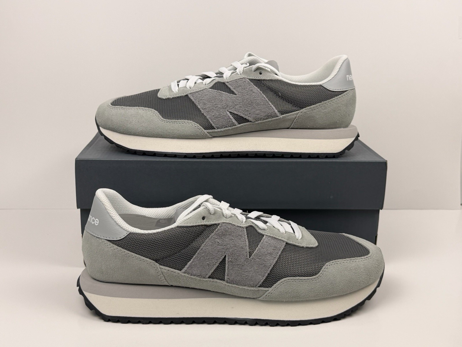 New Balance 237 Running Sneakers Men’s Size 12 Grey/Grey/White M2373IT