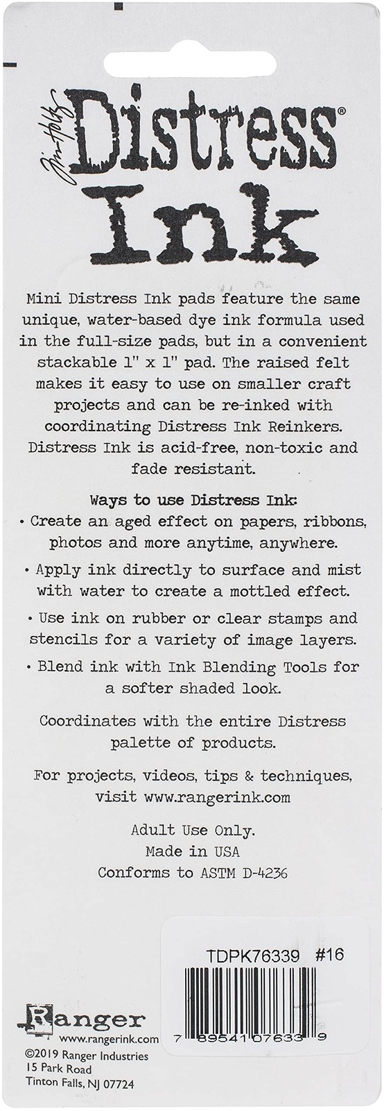 Ranger Tim Holtz - Distress Mini KIT 16, Various
