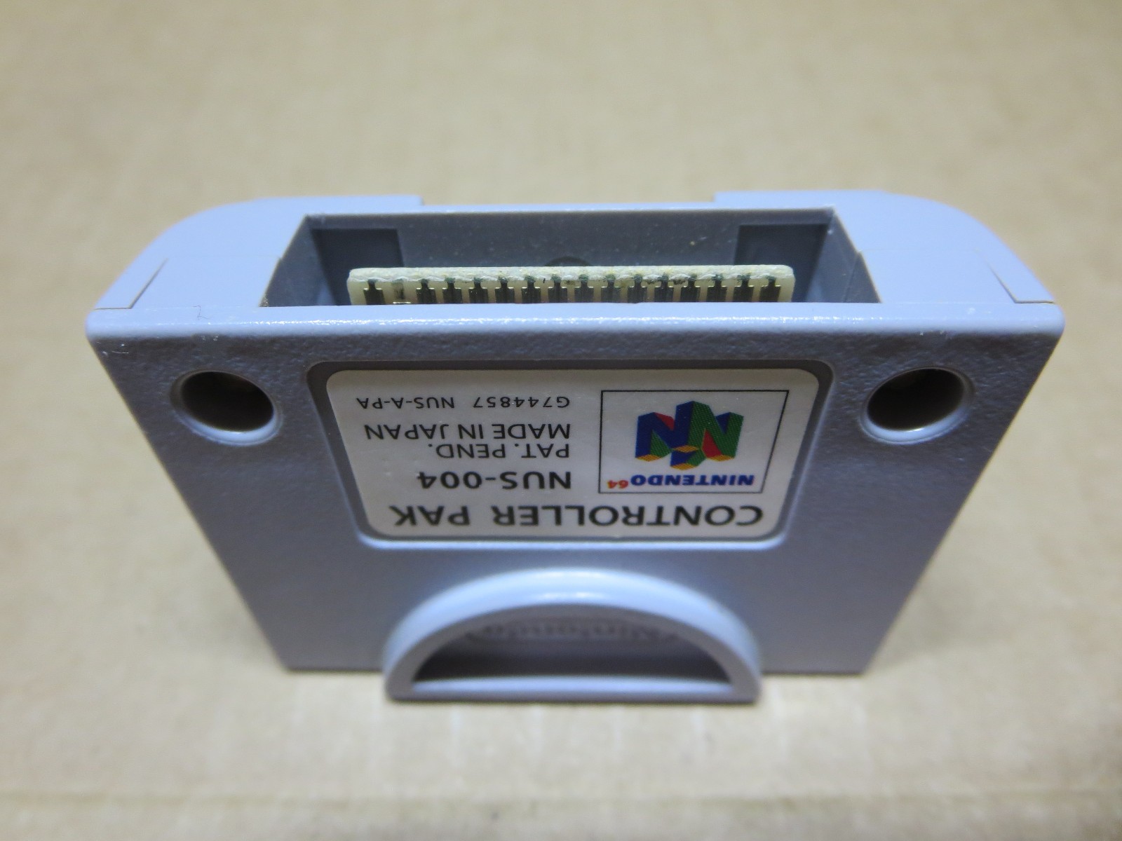 Nintendo64 Memory Card Pak Controller Pack NUS-004 Tested Working Contains Saves