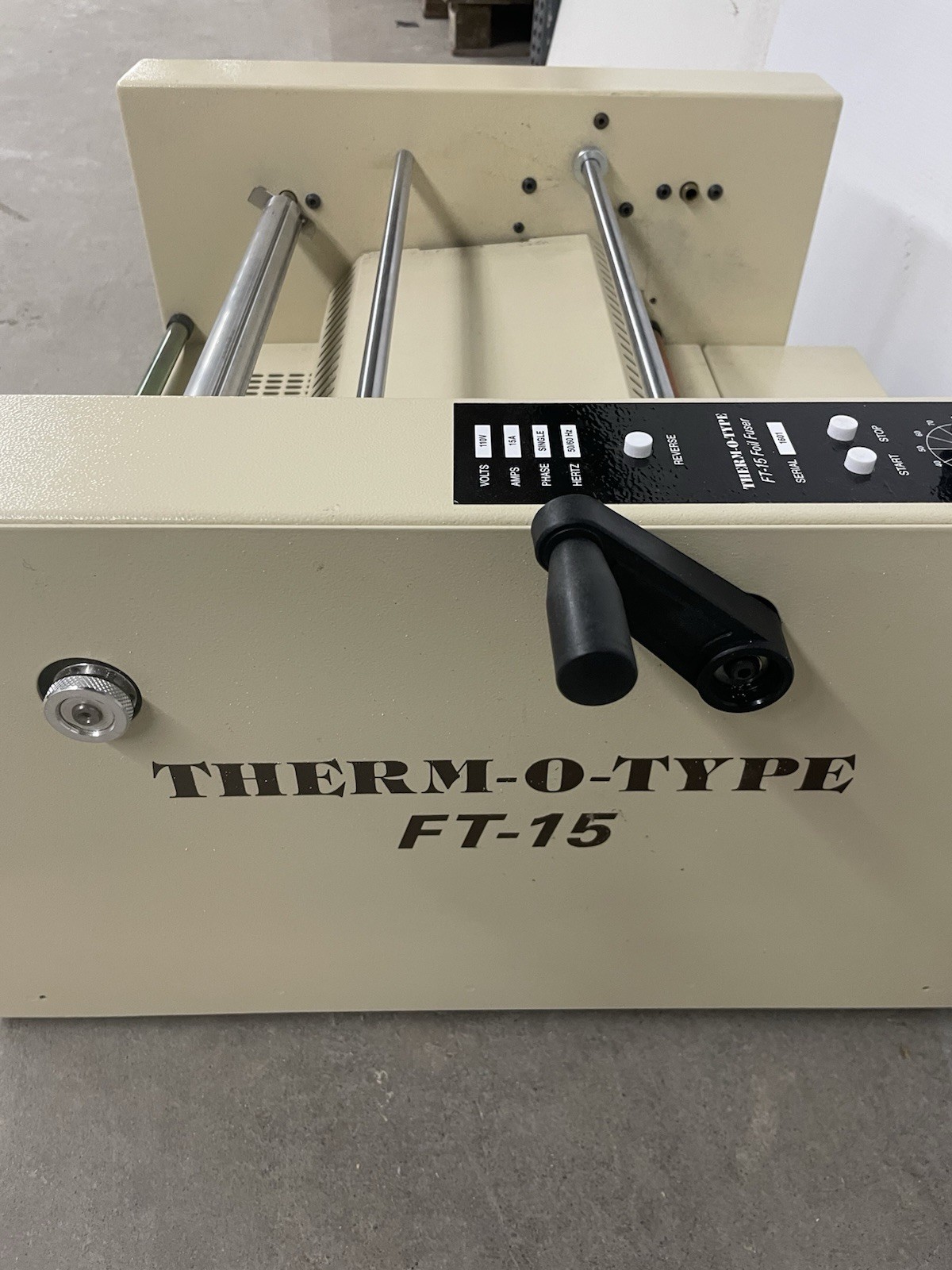 Therm-O-Type FT-15 Foil Machine – Used- Great Conditions