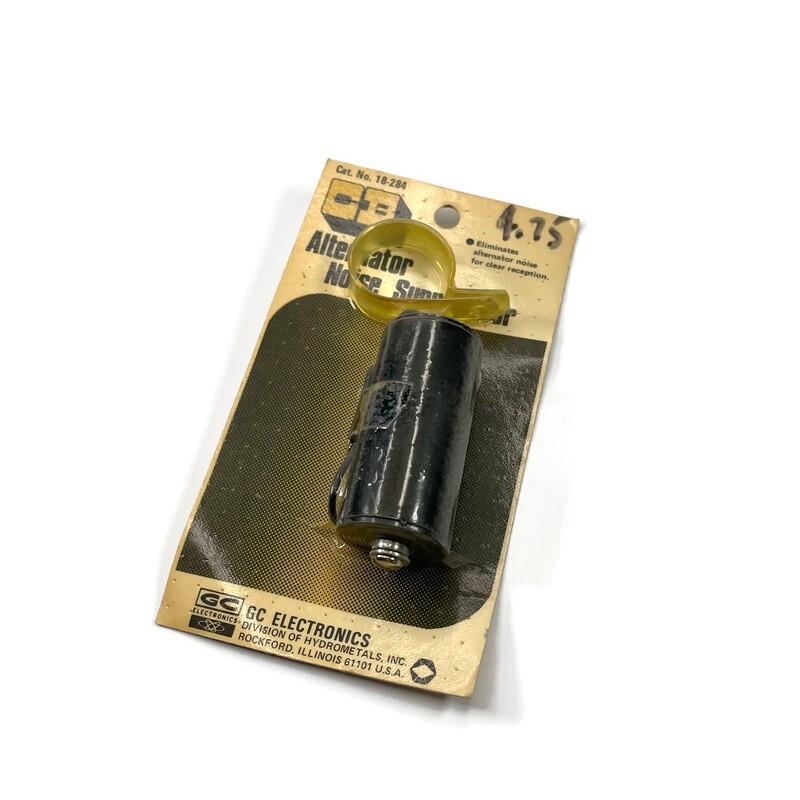 GC ALTERNATOR NOISE SUPPRESSOR FOR AM/FM CB AND HAM MOBILE RADIO - NOS