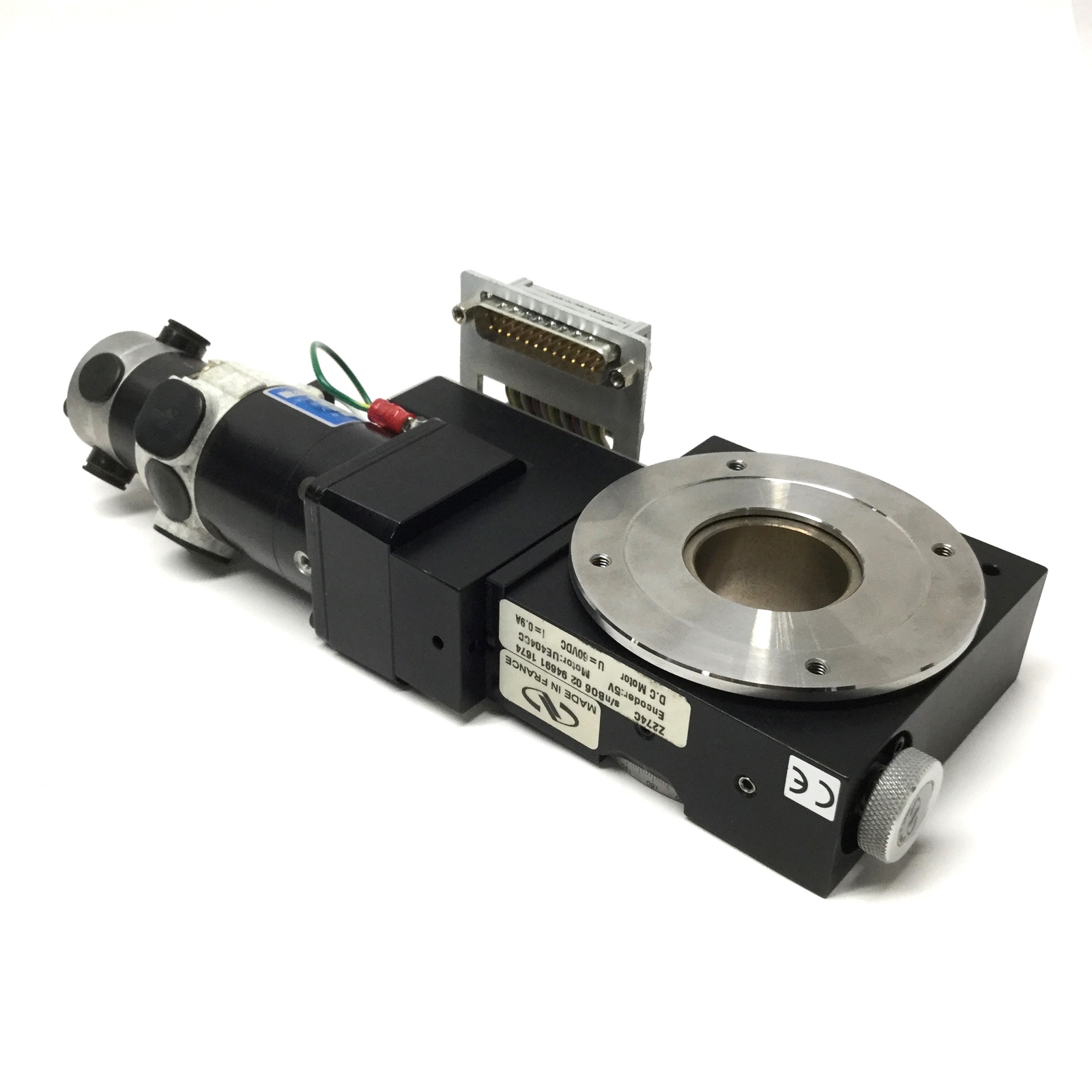 Newport M-URM80CCHL Motorized Rotary Positioner Stage, Ø30mm Aperture, 48VDC