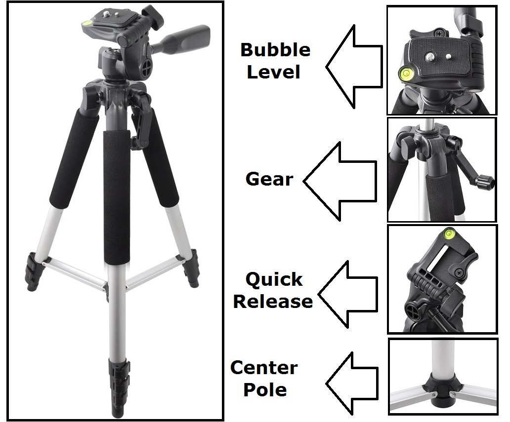57" Pro Series New Tripod With Case For Nikon Zfc Z fc Zf Z f Z30 Z 30