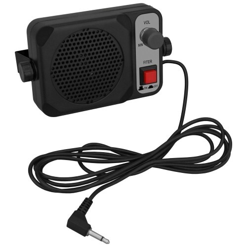 TS-650S 3.5mm Wired External Car Loud Speaker with Switch for Yaesu Car Radio