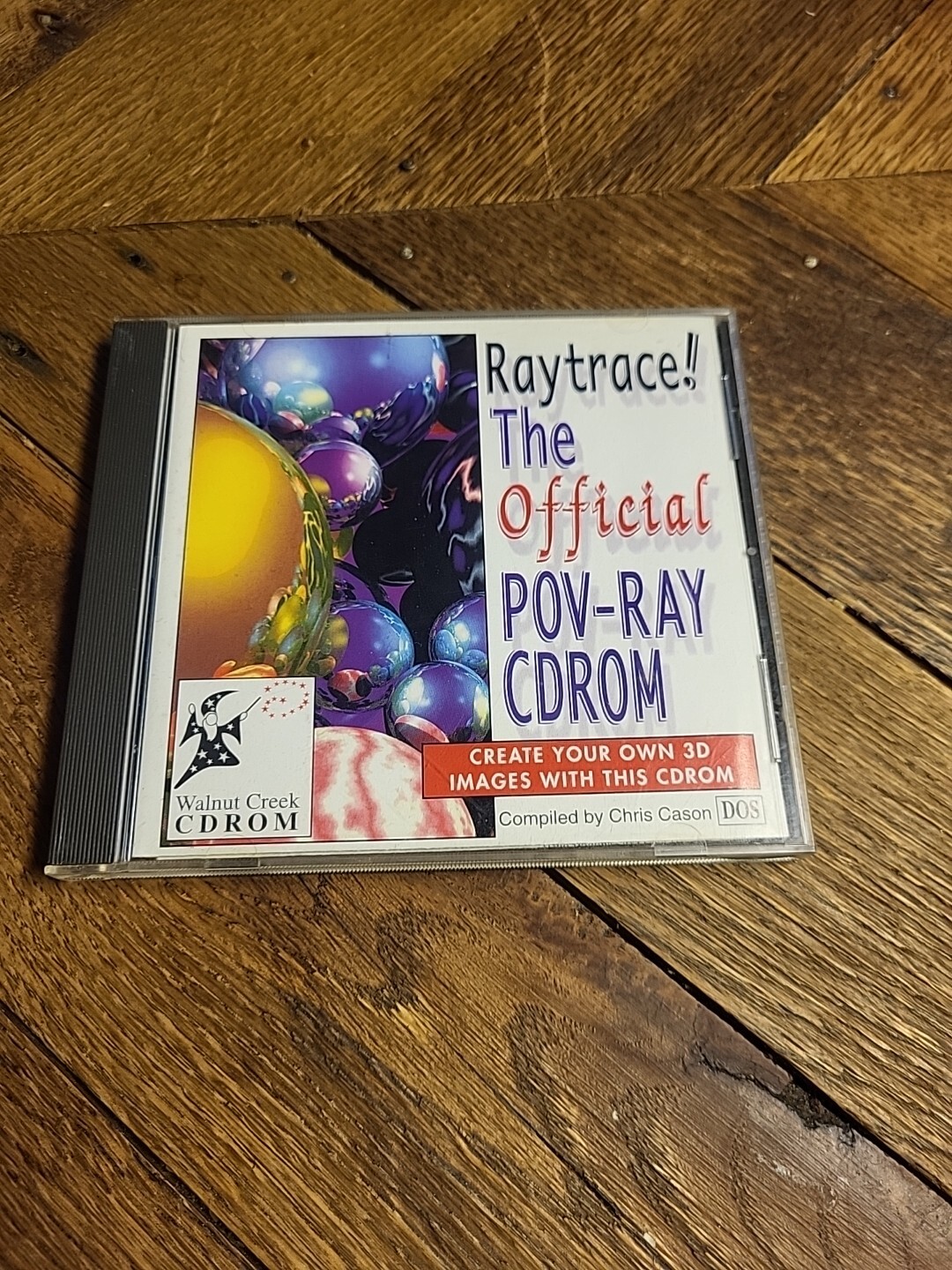 CD-ROM - Raytrace POV-RAY DOS Walnut Creek