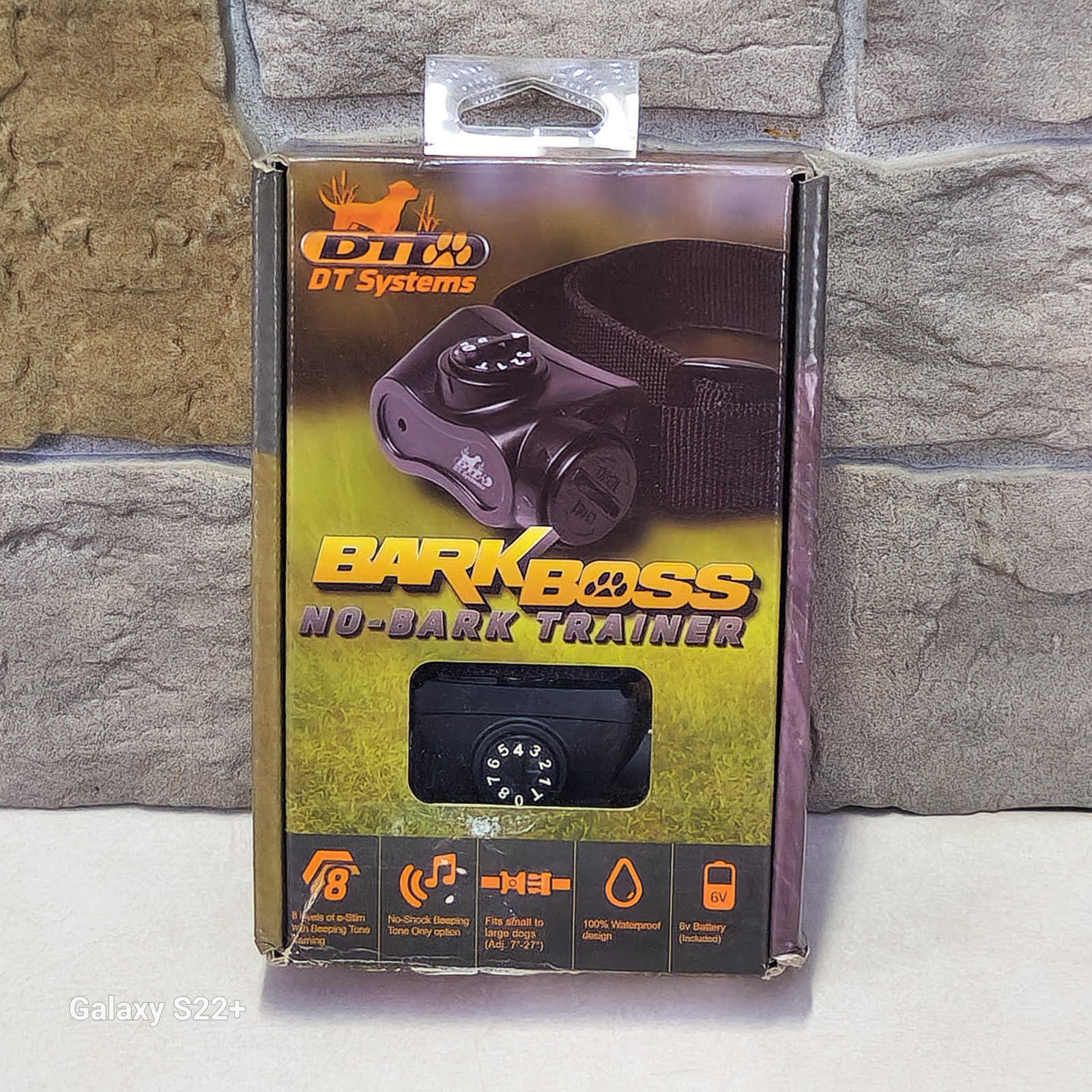 New DT Systems BARK BOSS No Bark Trainer Dog Collar Adjustable Tested New Batter