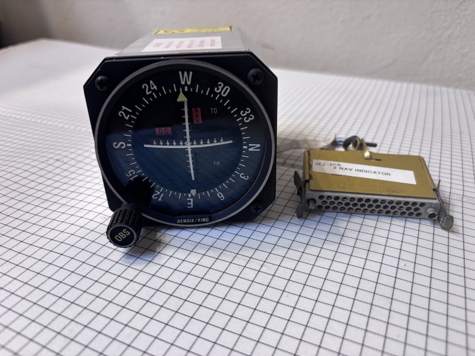 Bendix King KI 206 VOR/LOC G/S Indicator /CDI