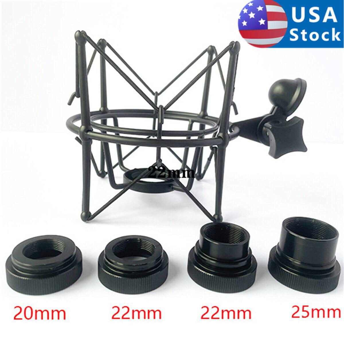 Microphone Metal Shock Mount Bracket Spider Shockproof Suspension Mic Holder