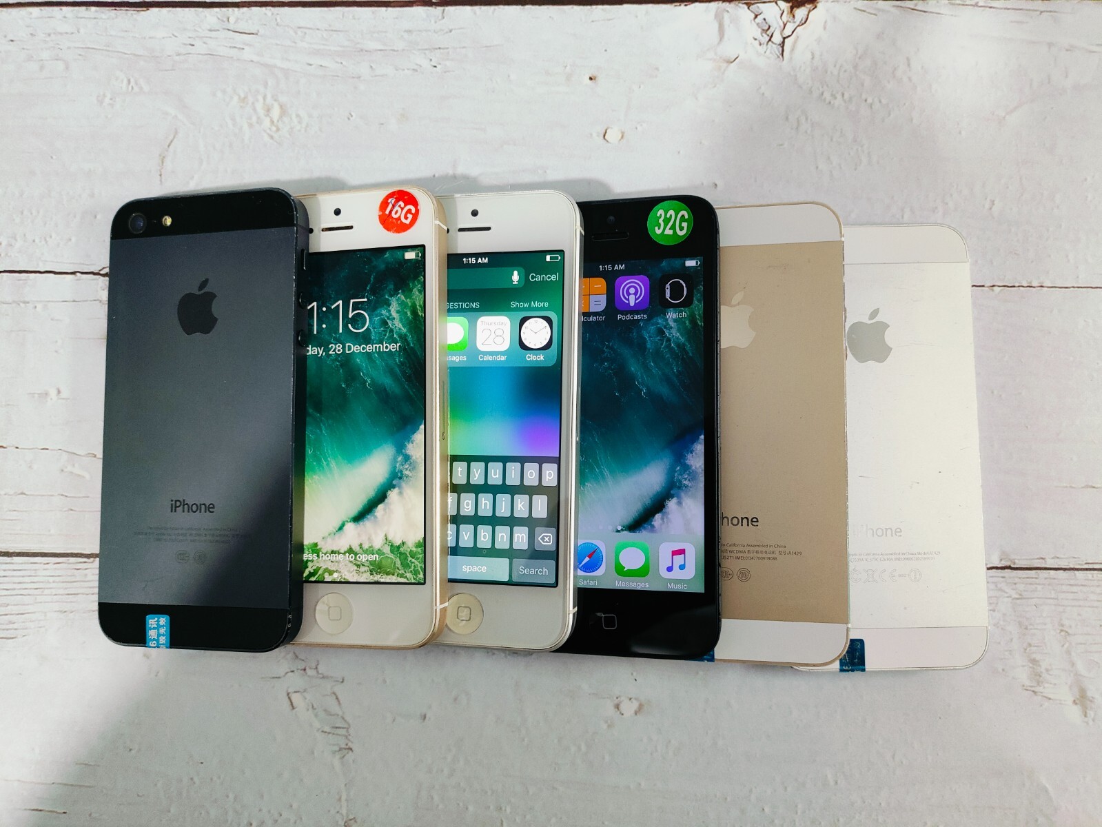 85% N ew , tested, 100% working Apple iPhone 5 16 32  Unlocked Black Silver Gold