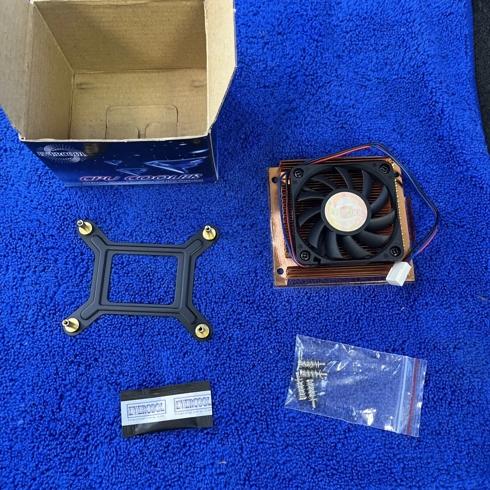EverCool Socket 478 Low Profile Copper Heatsink 1U CPU Cooler