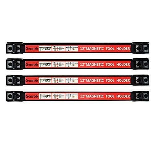 Senrob 4 PCS 12" Magnetic Tool Holder Bar Racks