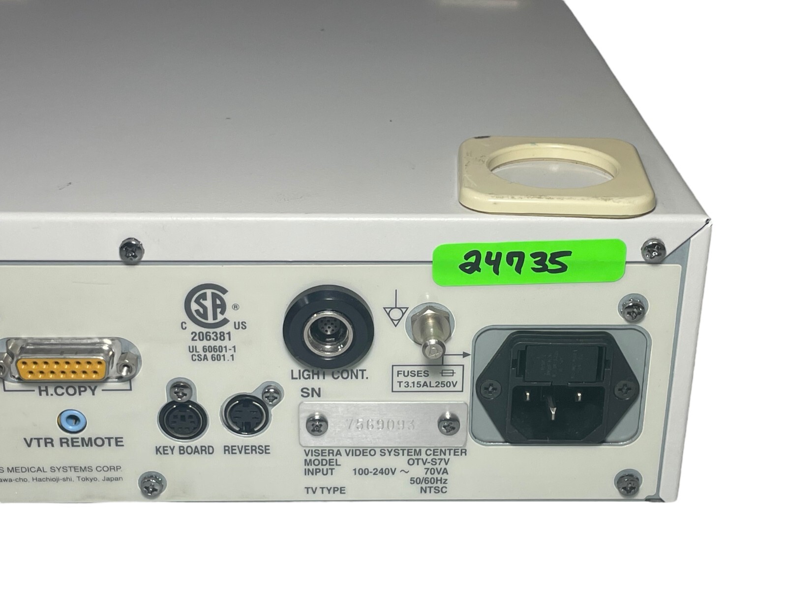 Olympus Visera High Definition Camera Processor OTV-S7