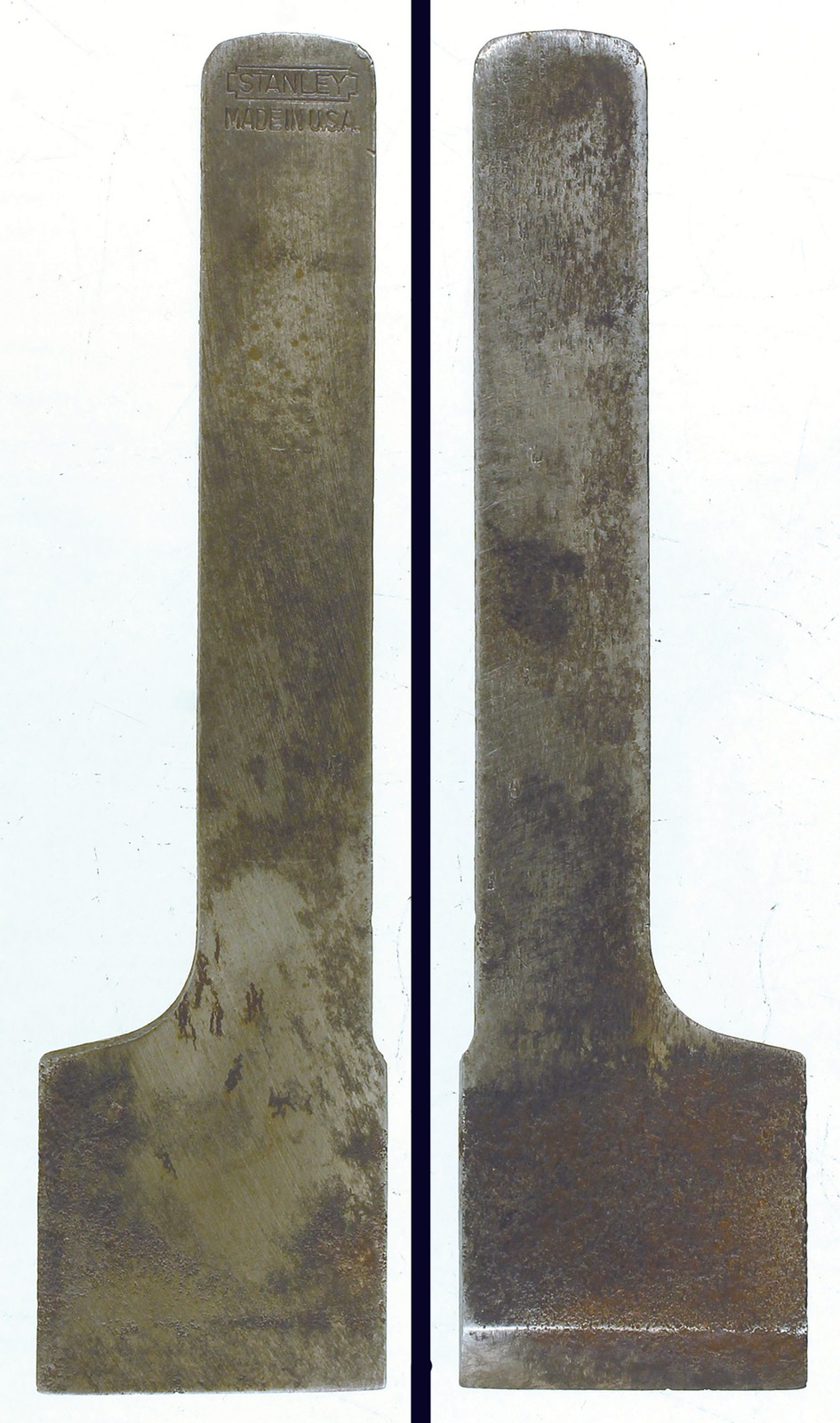 Orig. 1" Width Cutting Iron for Stanley No. 192 Plane - Notched TM - mjdtoolpart