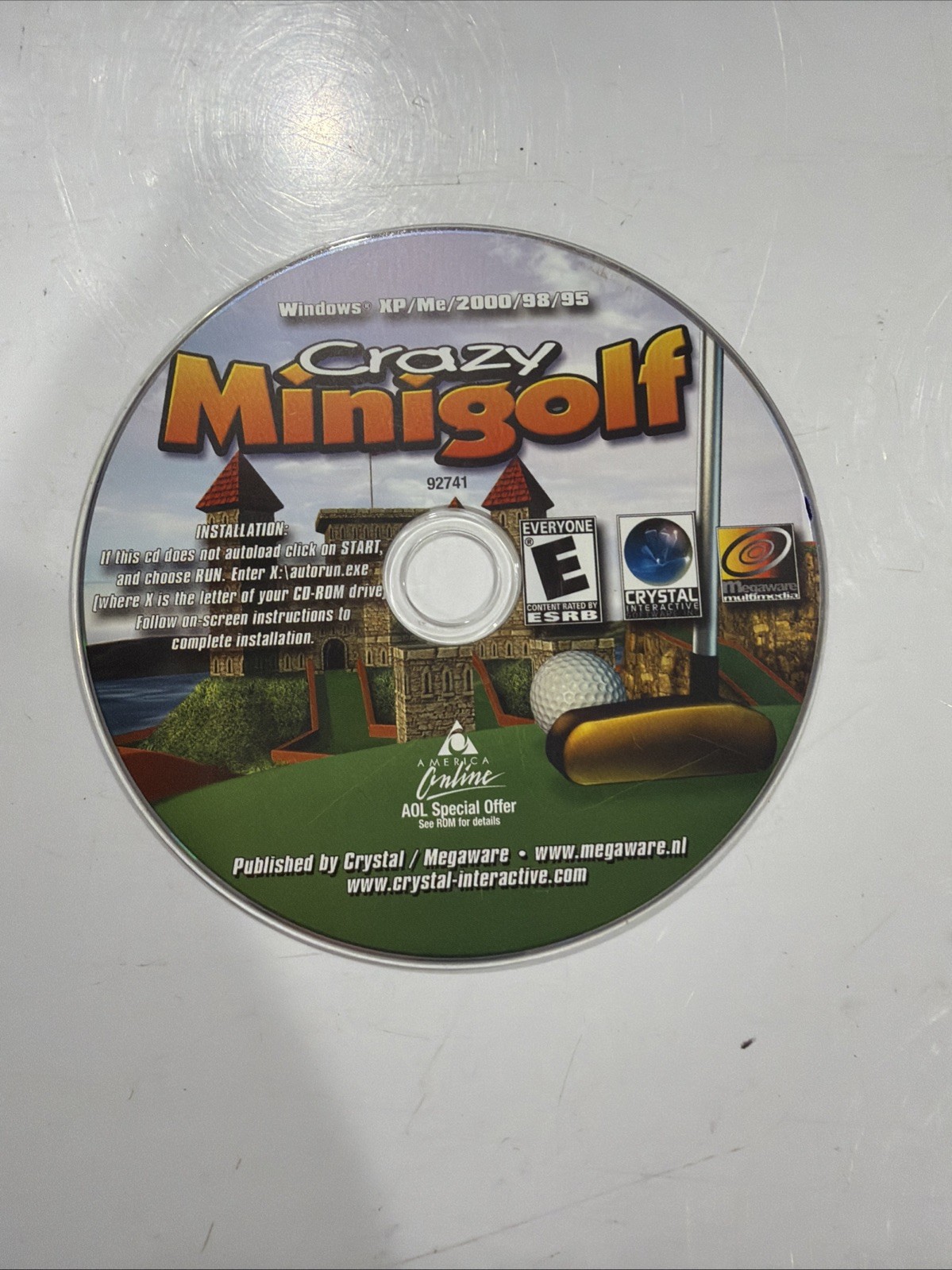 Crazy Mini Golf PC CD 9-hole putt putt game