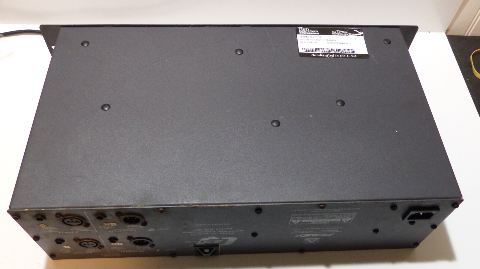 Peavey Q231FX Dual 31-Band Graphic Equalizer with FLS