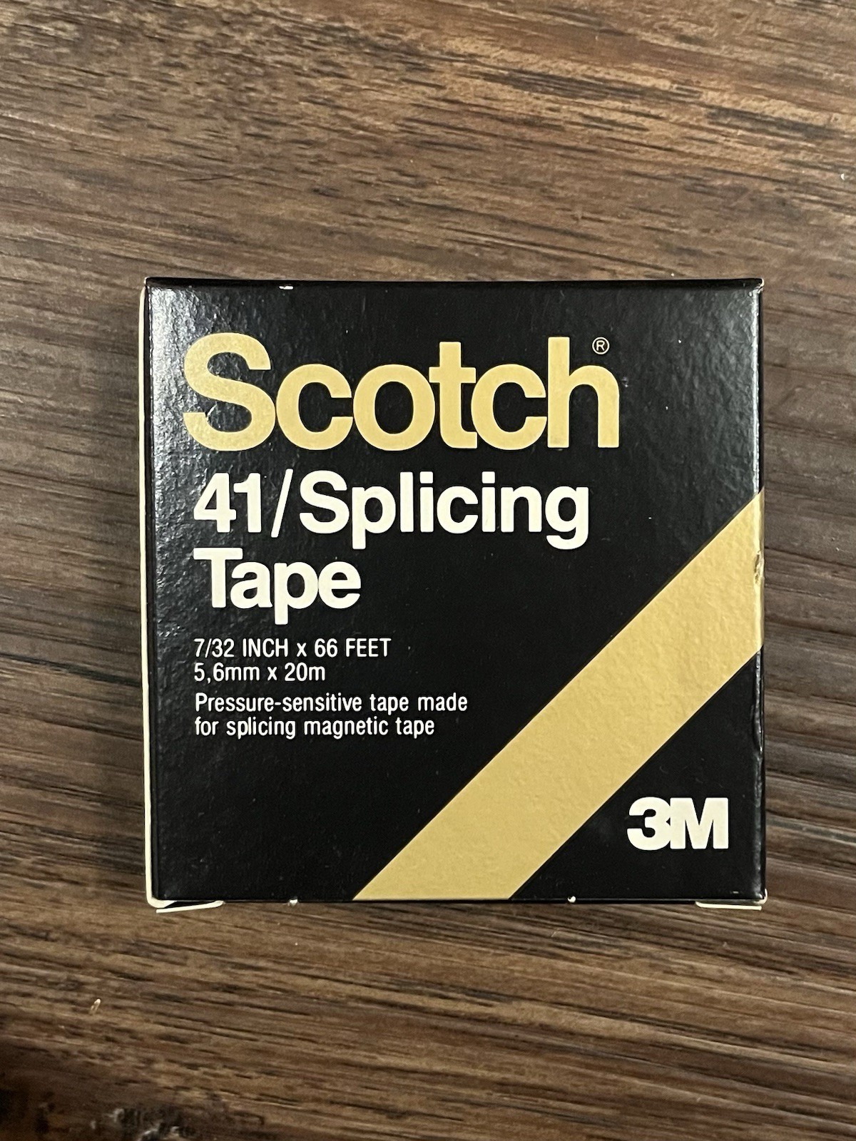 Box of 10, 3M Scotch 41 Splicing Tape, Cat 41-7/32”x66', Magnetic Tape NOS