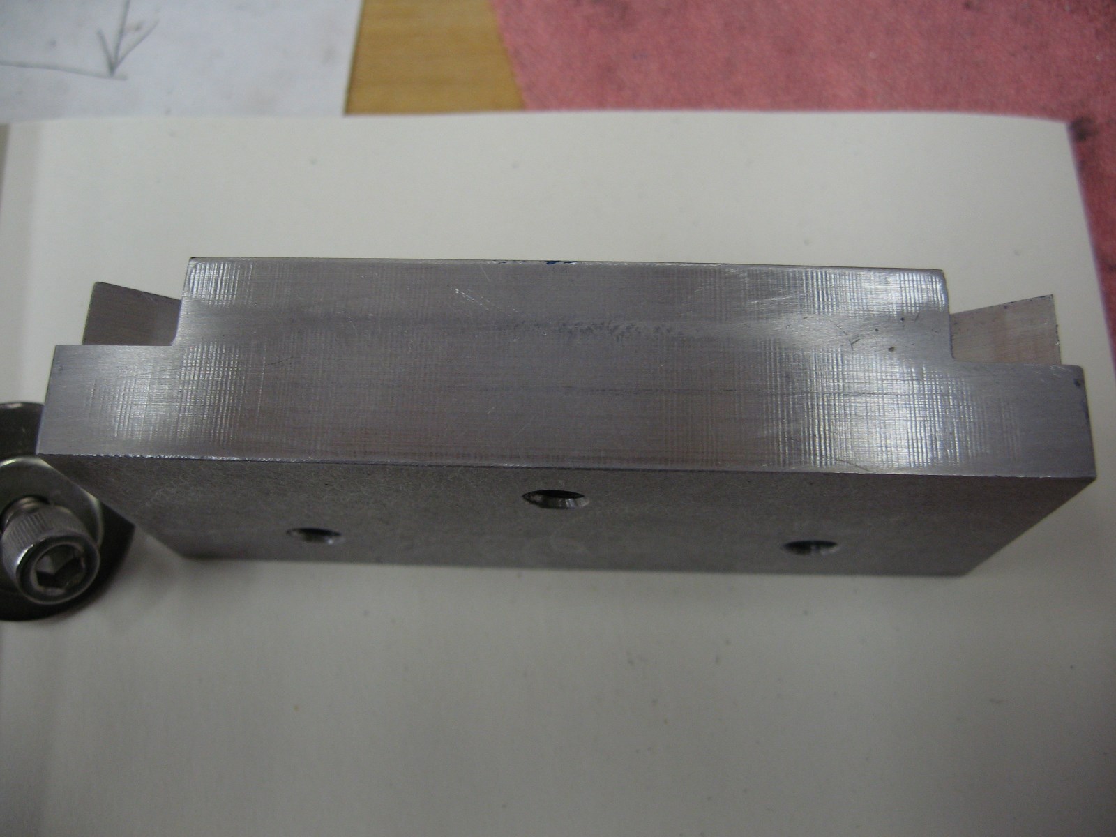 Lathe Tool Bit Grinding Jig, 60 Degree Grinding Jig for 3/8" Thread Cutting Bits