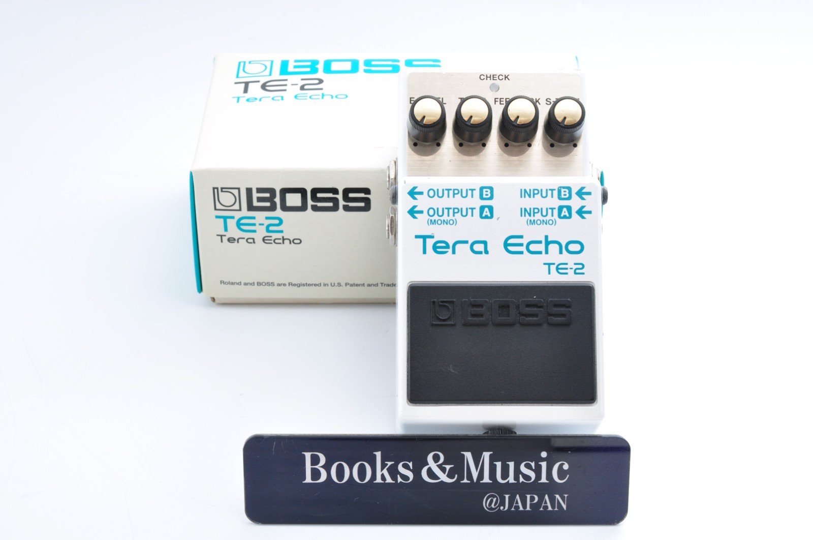Boss TE-2 Tera Echo Reverb 2013 w/Box Working Z7C3124