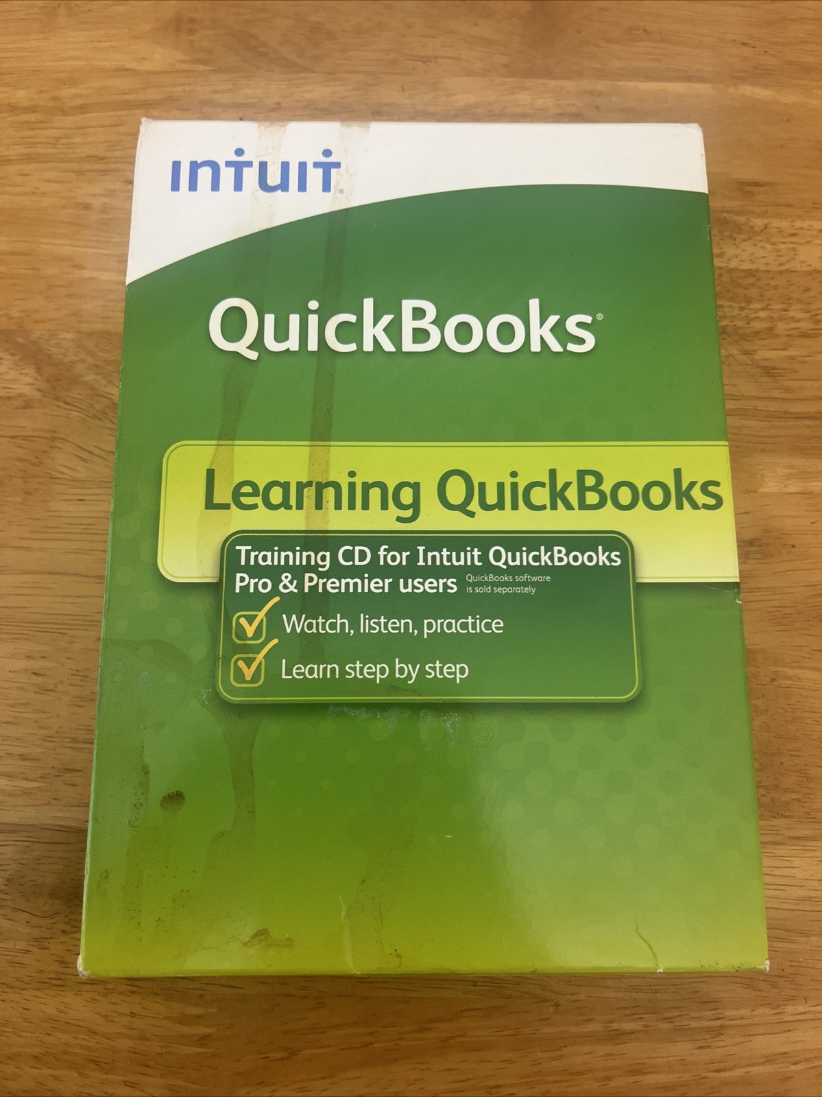 Intuit QuickBooks Learning CD Pro & Premier Training Step By Step Guide