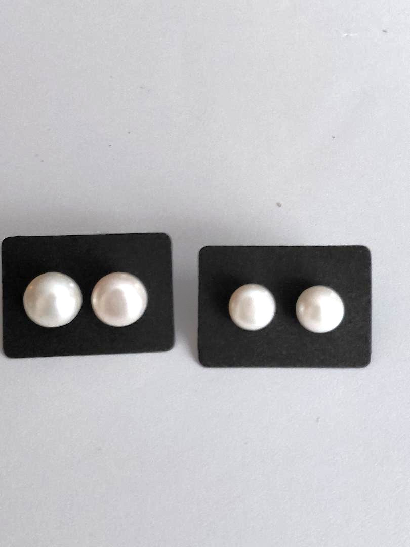 Pearl Stud Earrings Freshwater Pearl Stud Earrings in 925 Sterling Silver Posts