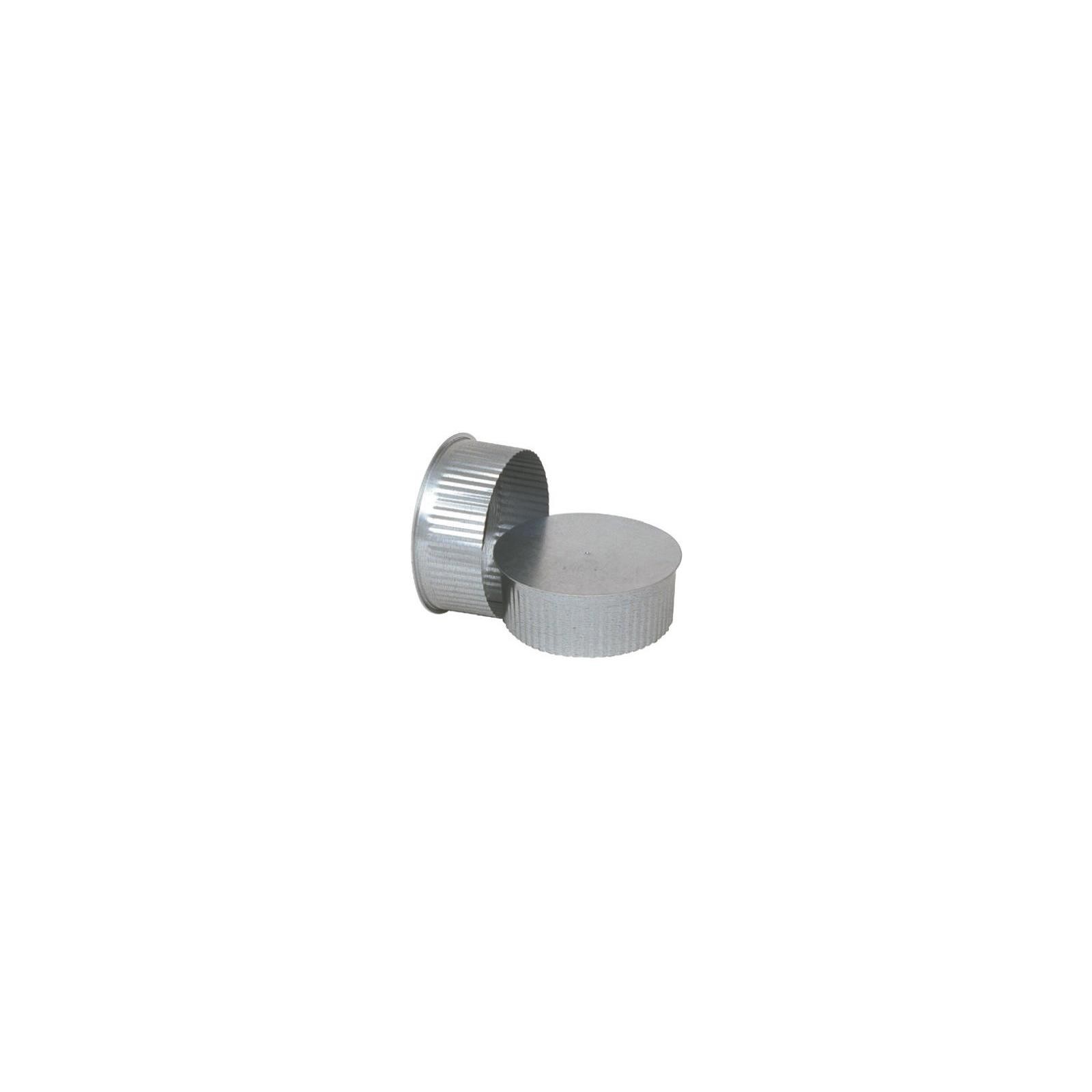 Imperial GV0733 HVAC Duct Pipe Tee Cap/Plug, No Crimp, 30 Gauge, 4 In. -