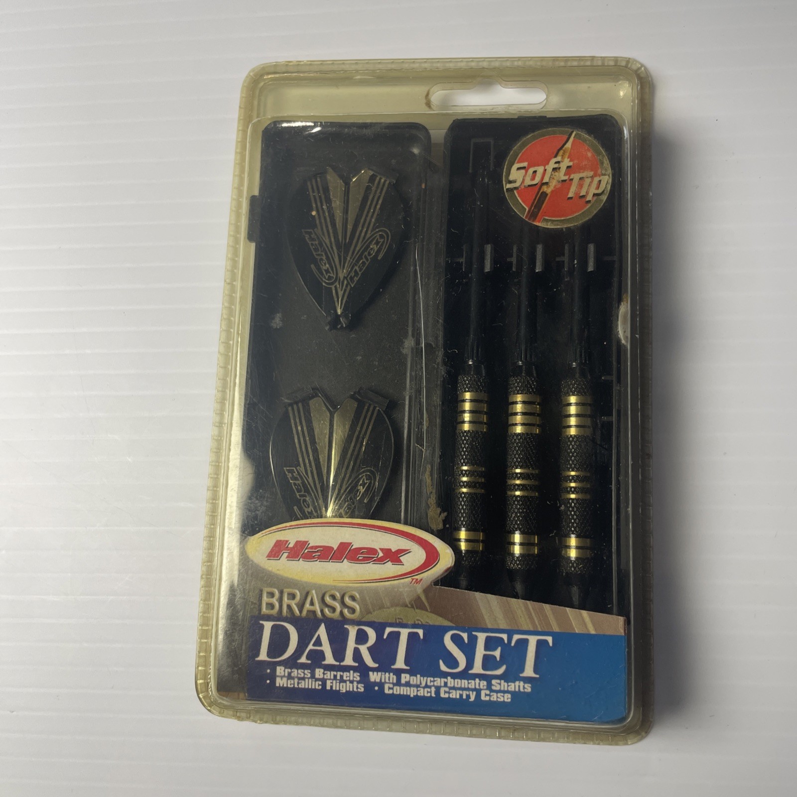 Halex Brass 15 Grams Brass Soft Tip Darts w/ Carrying Case