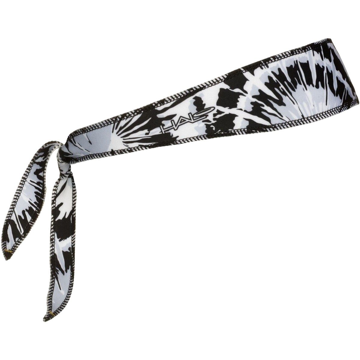 Halo Headband Tie Version I Sweatband - Black Tie-Dye