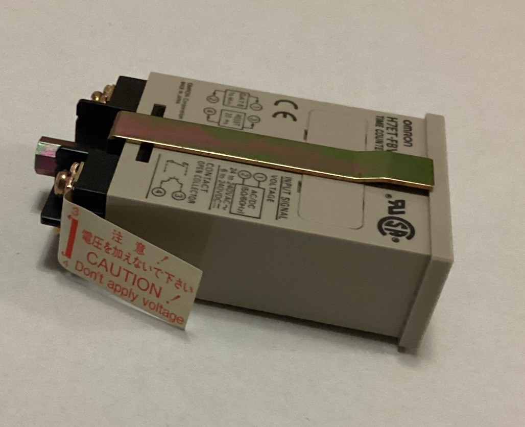 OMRON H7ET-FBV Time Counter Self Powered, Free-Voltage, Input Counter