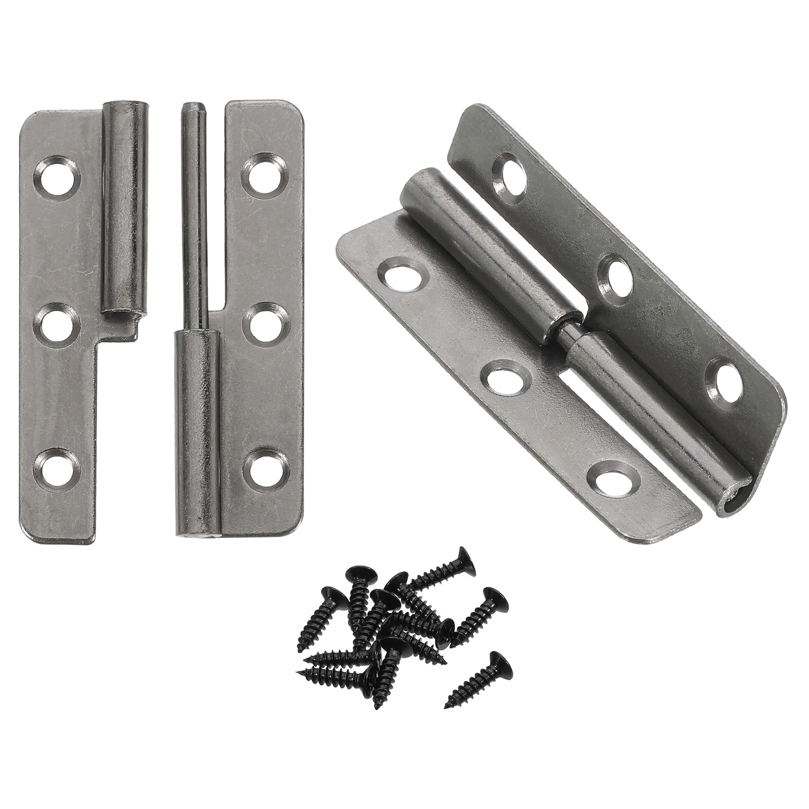 2Pcs Lift Off Hinge, 2" Detachable Lift Off Hinges Left Handed, Black