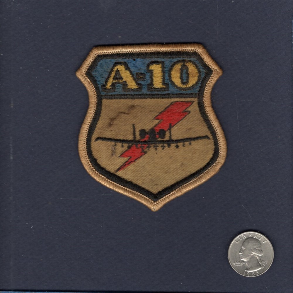 Original A-10 THUNDERBOLT USAF ANG EFS FS Fighter Squadron Patch