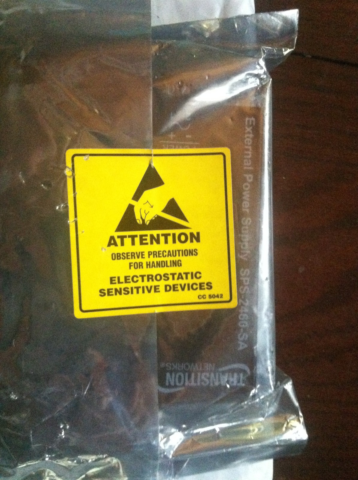 NEW...Transition Networks External Power Supply... SPS-2460-SA...NEW