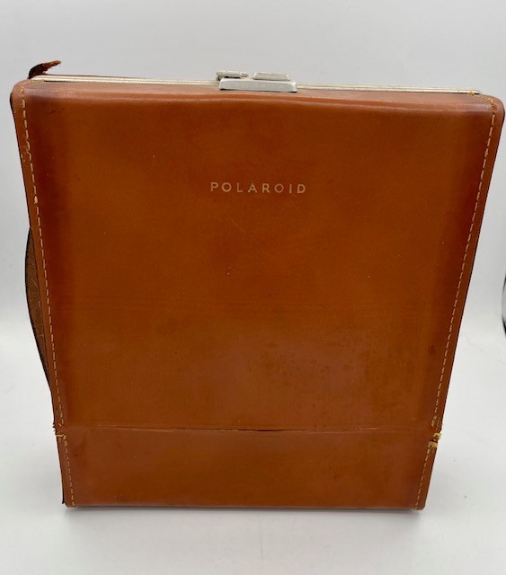 Vintage Polaroid Land Camera Model J66 1960-63 In Original Leather Case Untested