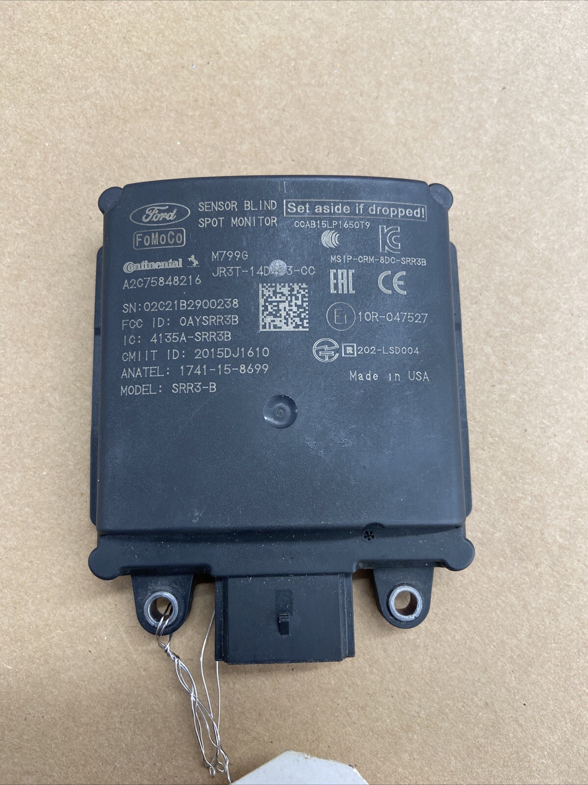 15-23 Mustang GT 5.0 Rear Blind Spot Radar Detection Sensor  A5 005
